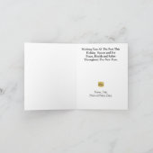 グリッター警察盾＆警察クリスマスカード カード (内部)