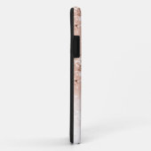 グリッター赤面ピンクローズ金ゴールドフューチャーミスブライド Case-Mate iPhoneケース (裏面/右)