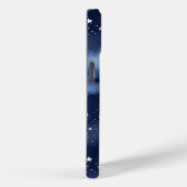 グリッター金ゴールドスターダークブルースカイパターン Case-Mate iPhoneケース (裏面 / 右)