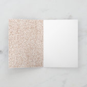 グリッター金ゴールド赤面ピンクレオパードプリント            カード (内部)