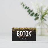 グリッター金ゴールドBotox AfterCard 名刺 (スタンド正面)