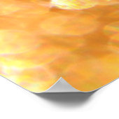 グリッター金色の光 ポスター (角)