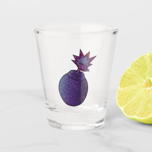 グリッター銀河系爆弾 ショットグラス (正面)