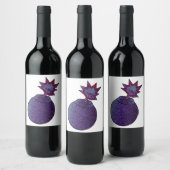 グリッター銀河系爆弾 ワインラベル (ボトル)