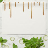 グリッター雨 キッチンタオル (折り畳み)