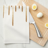 グリッター雨 キッチンタオル (四つ折り)