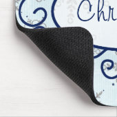 グリッター雪片マウスパッド マウスパッド (コーナー)