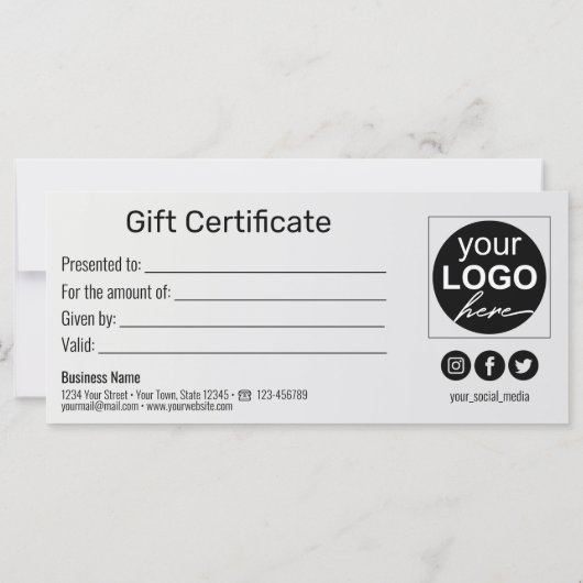 グリッター雪片金ゴールドギフトボックスレッドギフトカード (裏面)