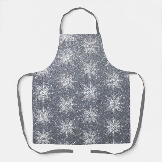 グリッター雪 エプロン (正面)