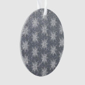 グリッター雪 オーナメント (正面)