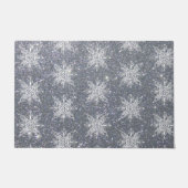 グリッター雪 ドアマット (正面)