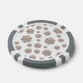 グリッター雪 ポーカーチップ (シングル)