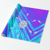 グリッター雪 ラッピングペーパー (アンロールド)