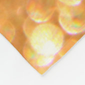 グリッター黄金の光 フリースブランケット (角)