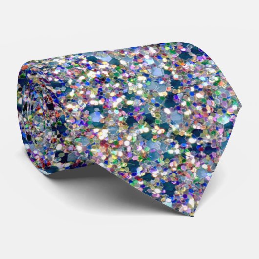 グリッター02の輝きの光沢があるきらめく ネクタイ (ロール)