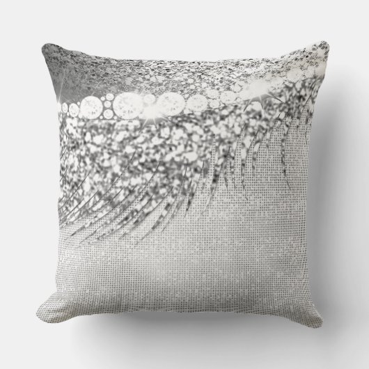 グリッター16thメイクアップアーティスト花嫁ラッシュグレースパーク クッション (正面)