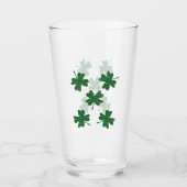 グリッター4リーフクローバー タンブラーグラス (正面)