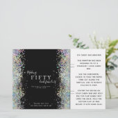 グリッター50誕生日お気に入りバーラッパー (スタンド正面)