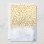 グリッター，ひまわり，ティアラメトリックキンセアニェラ 招待状 (裏面)