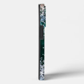 グリッター ガーリー スイート16 スパークル ティール Case-Mate iPhoneケース (裏面 / 右)