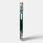 グリッター ガーリー スイート16 スパークル ティール Case-Mate iPhoneケース (裏面 / 右)