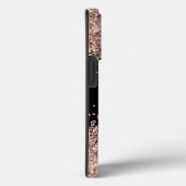 グリッター ガーリー スパークル スイート16 ローズゴールド Case-Mate iPhoneケース (裏面 / 右)