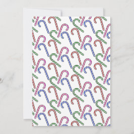 グリッター キャンディー ケーン パターン 招待状