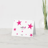 グリッター＆グリッター 感謝カード (裏面)