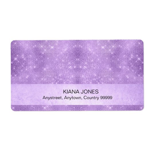 グリッター＆シャイン グラデーション ティール/ピンク ID673 ラベル (正面)