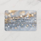 グリッター、シルバー、金ゴールド 名刺 (正面)