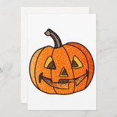 グリッター ジャック・オ・ランタン シーズンカード (正面/裏面)