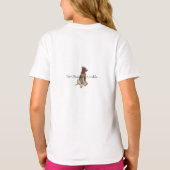 グリッター&スパンコール 女子Tシャツ Tシャツ (裏面)