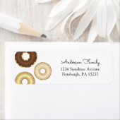 グリッター ドーナツ 返送先住所 ラベル (インサイチュ)