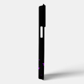 グリッター パープル ハイヒール ブラック Case-Mate iPhoneケース (裏面 / 右)