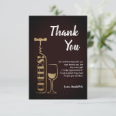 グリッター,ビール,ワイン,大人,サンキューカード サンキューカード (スタンド正面)