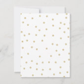 グリッター ピオニー セーブ・ザ・デート アナウンスメント (裏面)