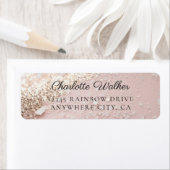 グリッター ブライダル シャワー ラベル (インサイチュ)