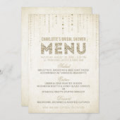 グリッター メニュー カード (正面/裏面)