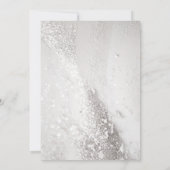 グリッター, モダンブライダルシャワー 招待状 (裏面)