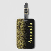 グリッター ラゲッジタグ (正面縦)