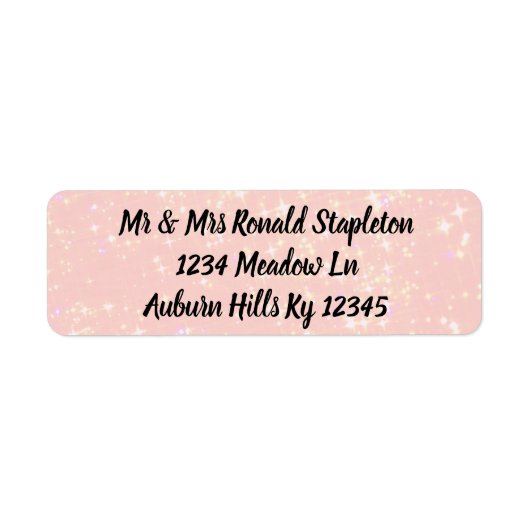 グリッター ラベル (正面)