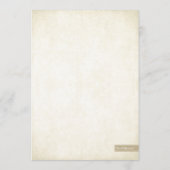 グリッター ルック メニュー カード (裏面)