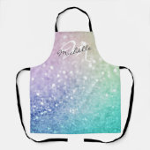 グリッター《写真》ぼけ味グラマラスエレガント エプロン (正面)
