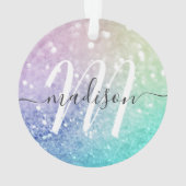 グリッター《写真》ぼけ味グラマラスエレガント オーナメント (裏面)