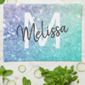 グリッター《写真》ぼけ味グラマラスエレガント キッチンタオル (折り畳み)