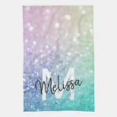 グリッター《写真》ぼけ味グラマラスエレガント キッチンタオル (縦)