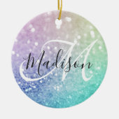 グリッター《写真》ぼけ味グラマラスエレガント セラミックオーナメント (正面)