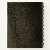 グリッター《写真》ぼけ味スパークルプリント ノートブック (裏面)