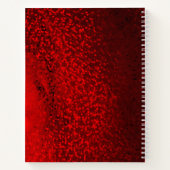 グリッター《写真》ぼけ味スパークルプリント ノートブック (裏面)