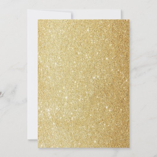 グリッター,星,雲,飛行機の赤ちゃんシャワー 招待状 (裏面)